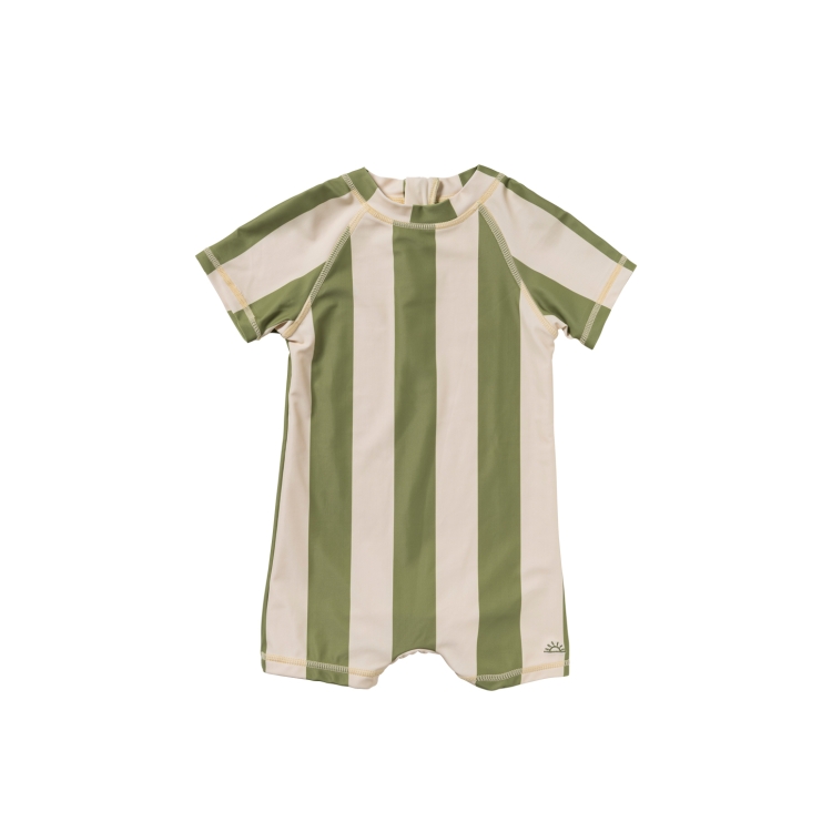 Salted Stories - Wide Stripe | Shortsleeve Swimsuit