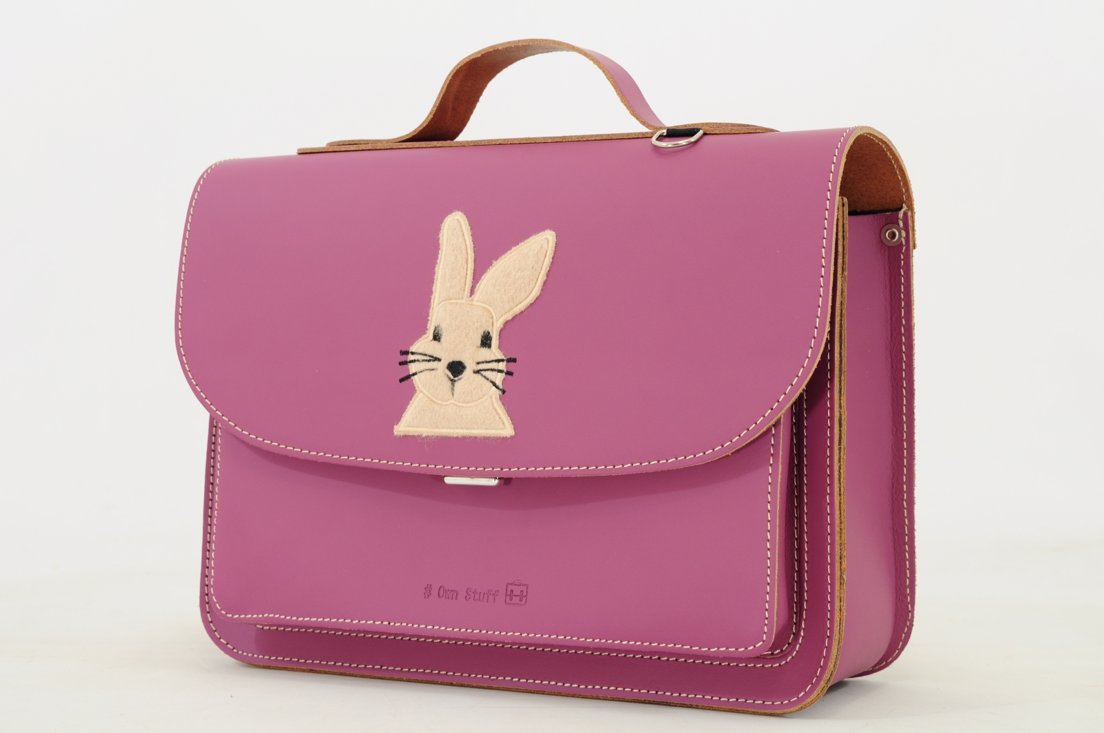 Own Stuff - Kleutertas magneet Rabbit Plum
