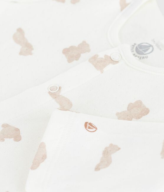 Petit Bateau - Babypyjama in tubic met berenprint